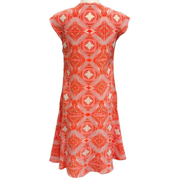 Derek Lam Coral Multi Silk Dress - Picture 3 of 4